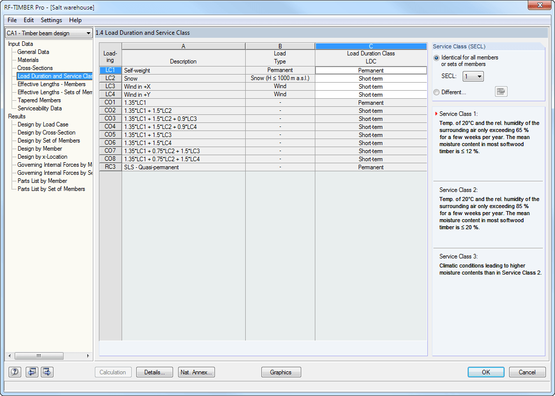 Window 1.4 Load Duration and Service Class