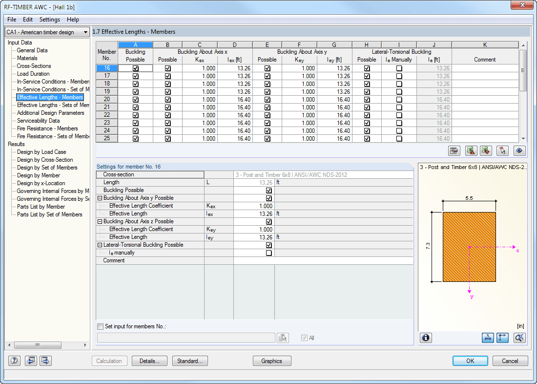 Window 1.7 Effective Lengths - Members