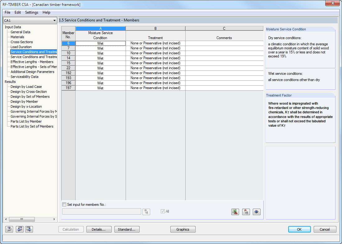 Window 1.5 Operating Conditions and Treatment - Members