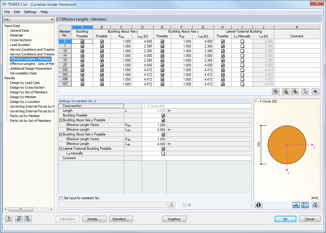 Window 1.7 Effective Lengths - Members