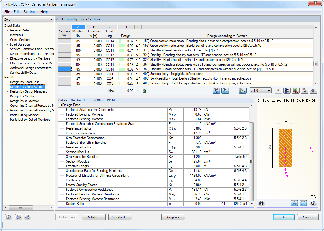 Window 2.2 Design by Cross-Section