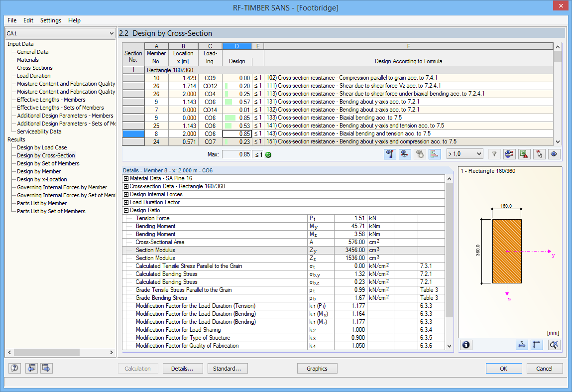 Window 2.2 Design by Cross-Section