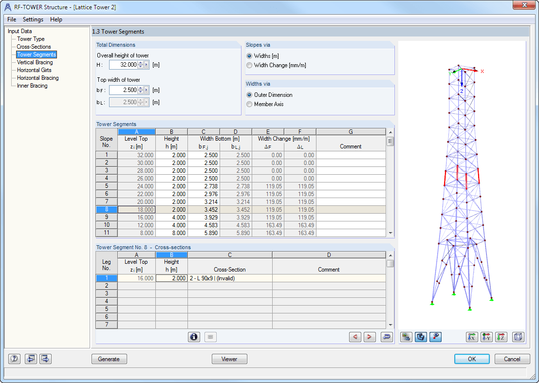 1.3 Tower Segments