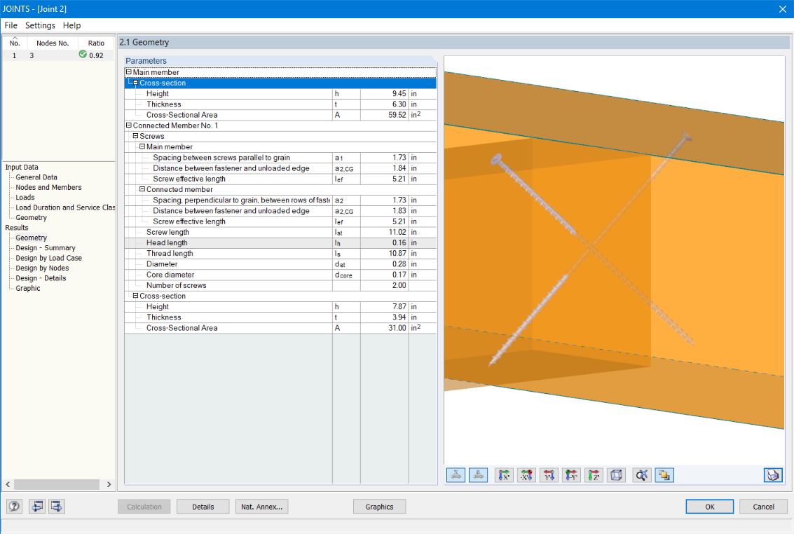 Window 2.1 Geometry (Results)