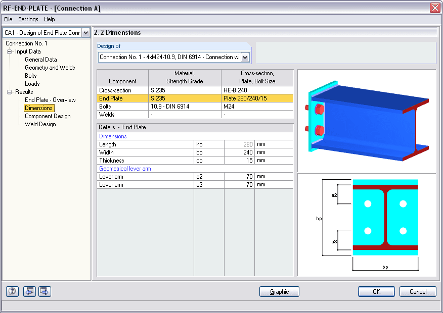 Window 2.2 Dimensions - End Plate