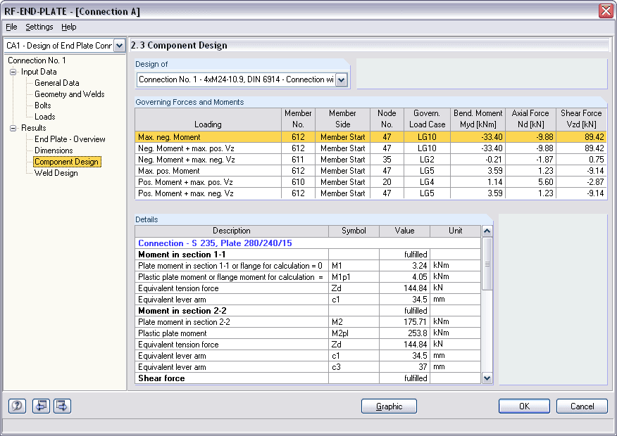 Window 2.3 Design of Components