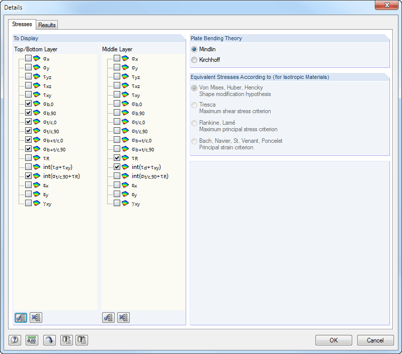 Details About Calculation of Stresses