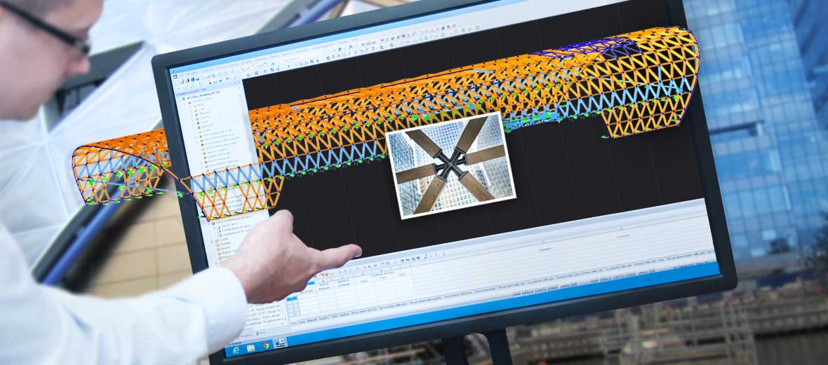 Designed with RSTAB Structural Analysis Software: Crossrail Station in Canary Wharf, London - WIEHAG GmbH