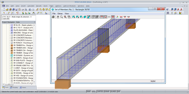 CONCRETE Add-on Module for RSTAB