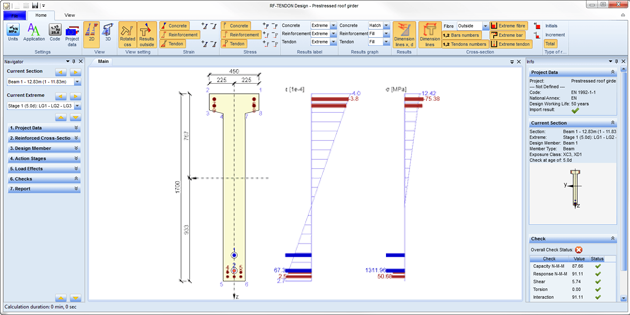 RF-TENDON Design Add-on Module for RFEM 