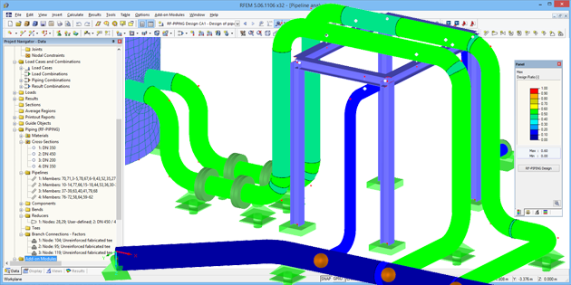 Add-on Modules for Structural Analysis & Design of Piping Systems