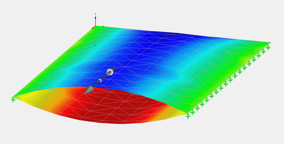 Simulation of Air-Filled Foil Cushions in RFEM