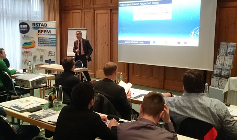 Presentation at the Dlubal technical seminar in Munich