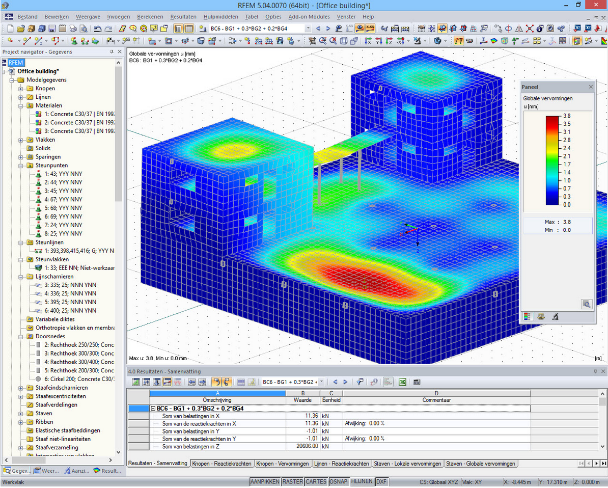 RFEM with Dutch User Interface