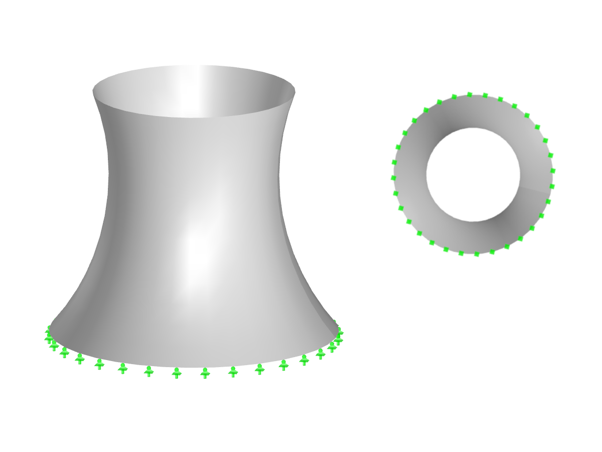 RFEM Model of Cooling Tower