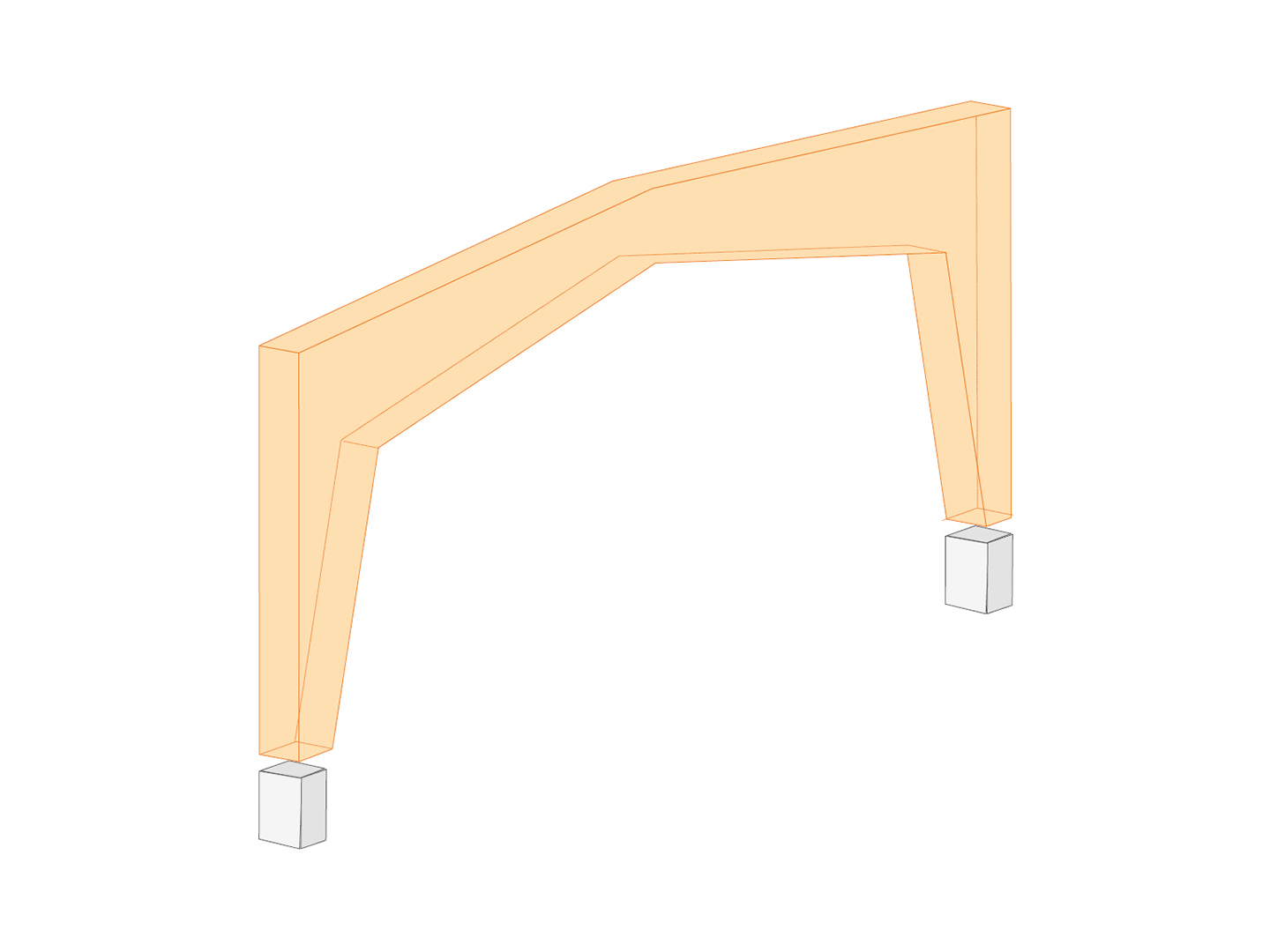 RX-TIMBER Frame Stand-Alone Program  | Three-Hinged Frames with Finger Joint Connections