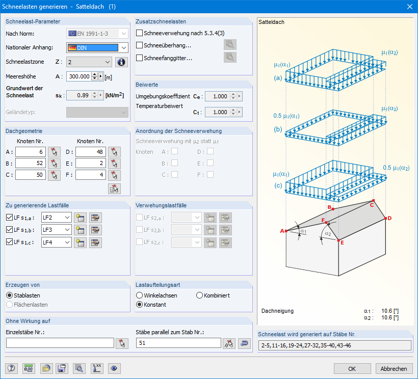 Figure 01 - Generate Snow Load According to Eurocode