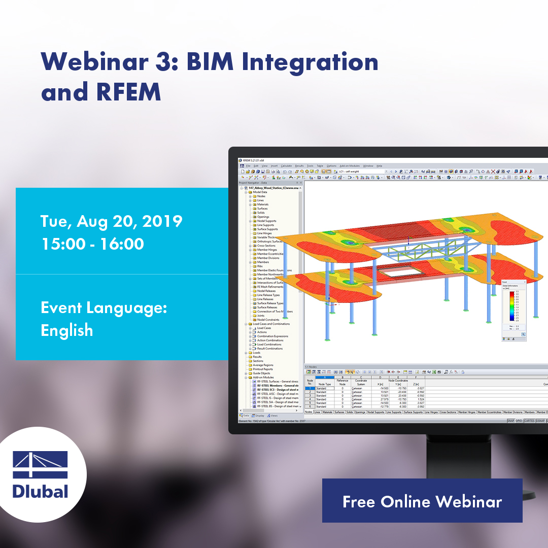 Webinar 3: BIM Integration \n and RFEM