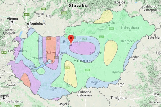 Seismic Zone Map Hungary