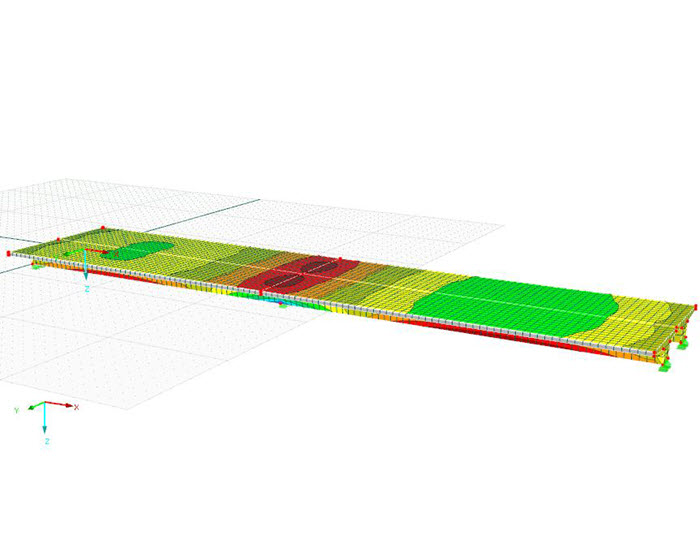 Structural and Structural Analysis of Prestressed Concrete Bridge with Two-Web T-Beam Cross-Section According to Eurocode 2