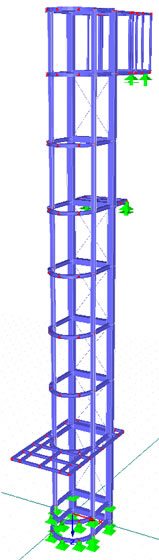 Static-dynamic processing of the planned panoramic elevator at State Theater Mainz with a feasibility study for glass stiffening