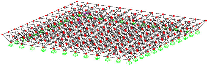 Flat Ceilings and Roofs Using Space Truss Solutions