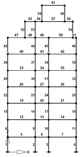 Reinforcement of reinforced concrete components in the existing building using the example of a residential and commercial building from 1958