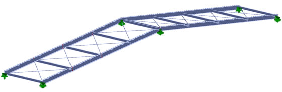 Calculation and Construction of Two-Aisled Production Hall Made of Steel with Crane Runways