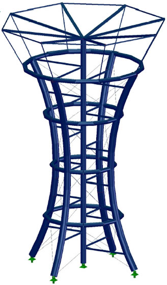 Design and Calculation of Lookout Tower