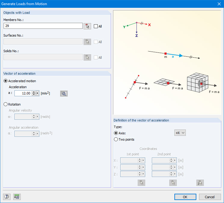 Generate Loads from Motion