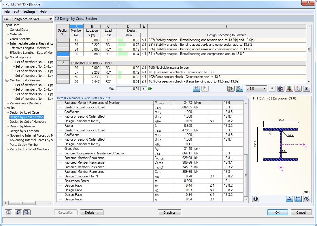 Window 2.2 Design by Cross-Section