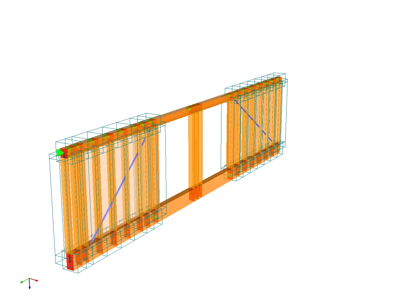 Auxiliary Model for Determining Support Spring