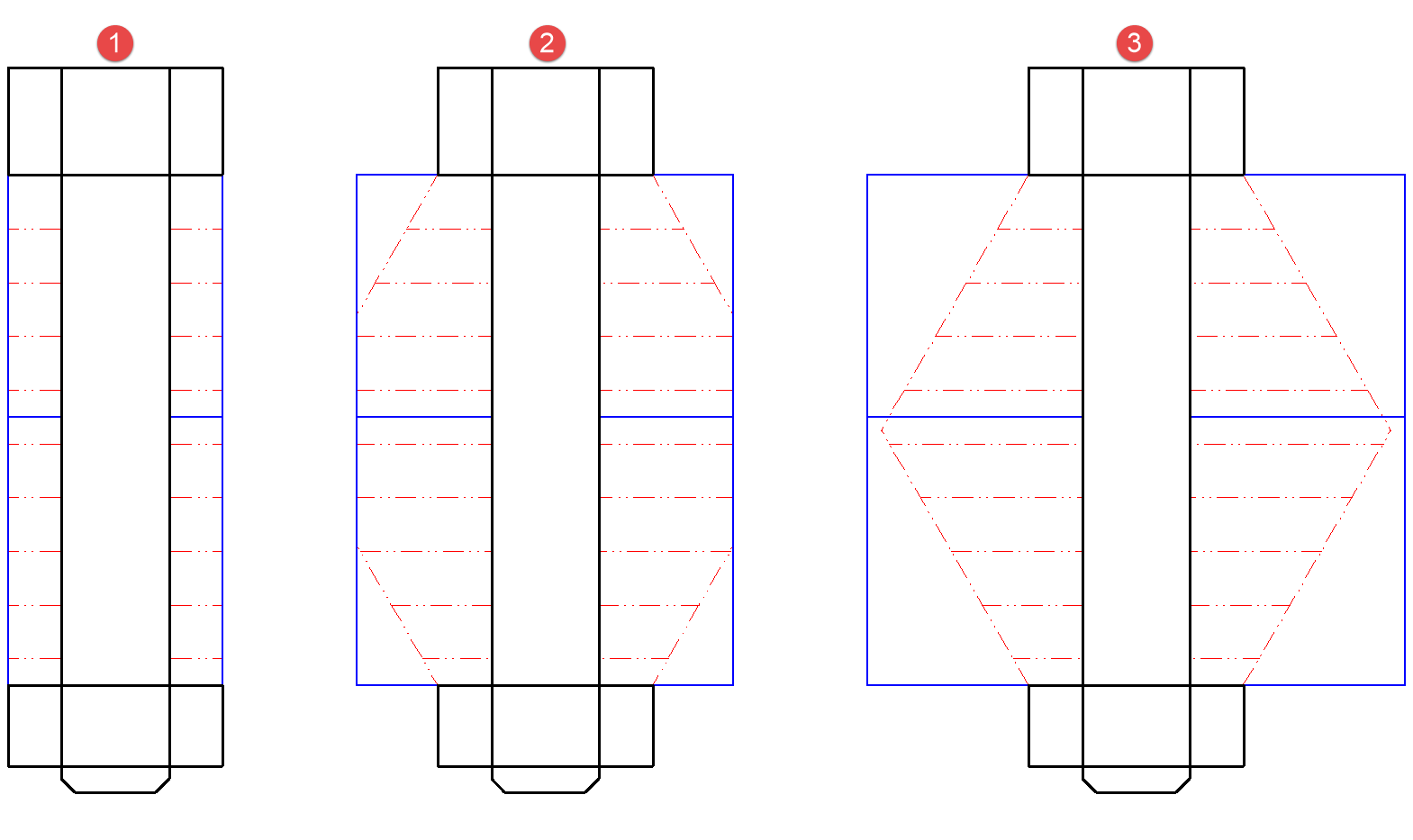 Load Propagation in Different Plate Dimensions