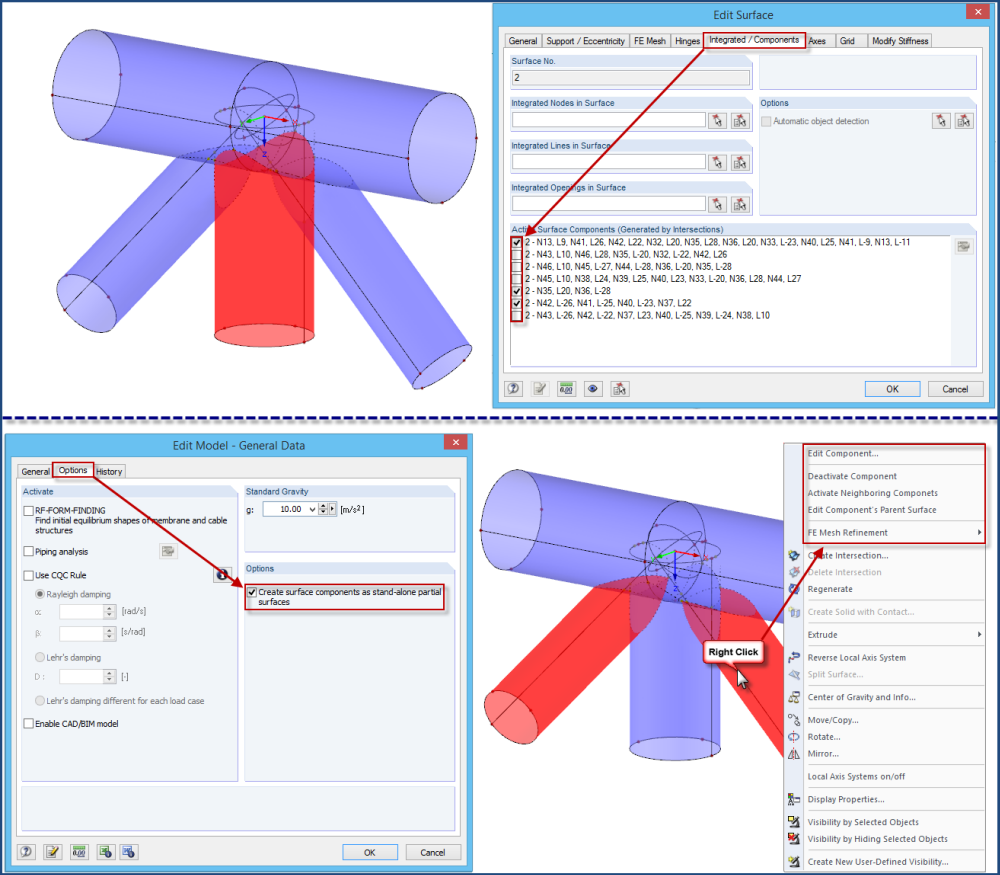 Converting Old Intersections in RFEM 5