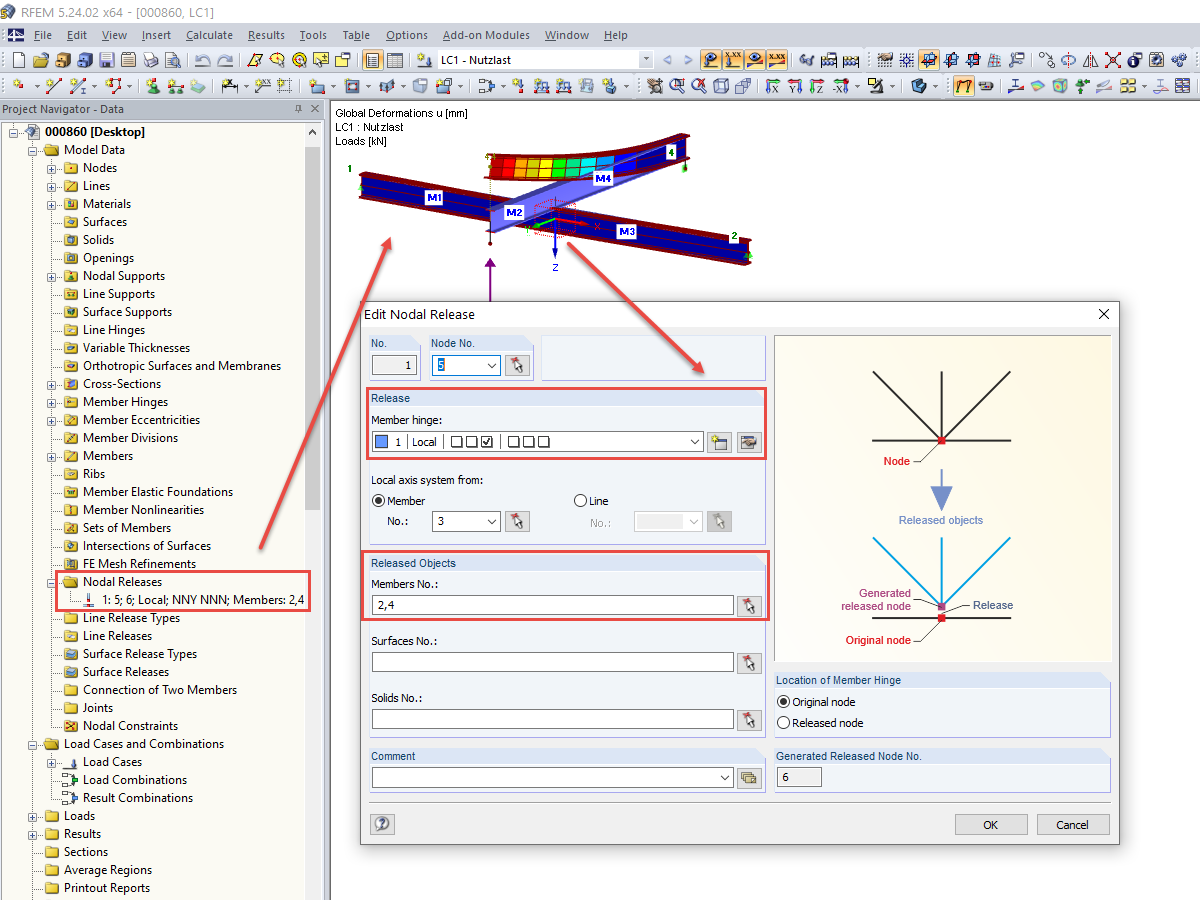 Entering Released Objects