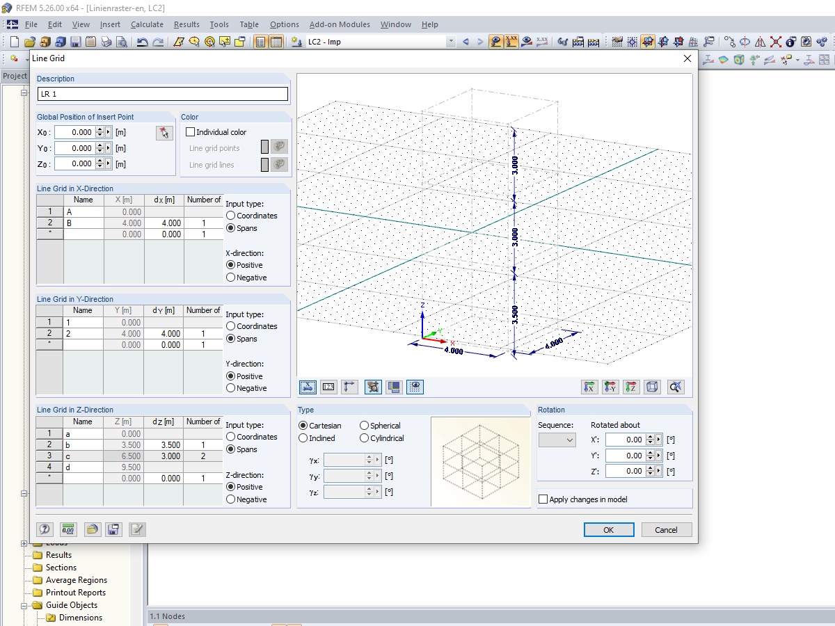 Line Grids