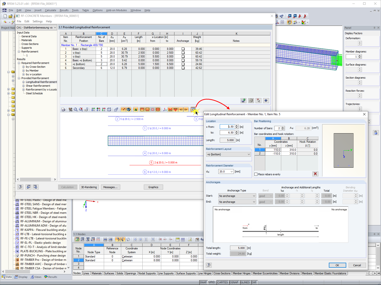 Subsequent Editing of Reinforcement Proposal