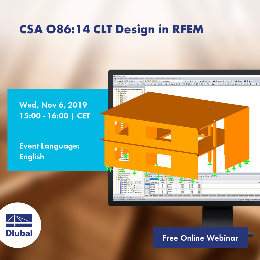 CSA O86:14 CLT Design in RFEM