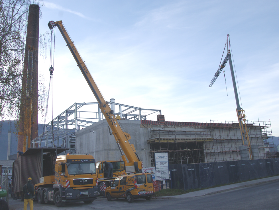 Boiler House During Construction (© AG-inženiring d.o.o.)