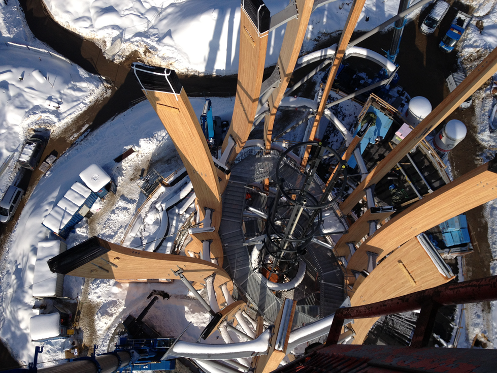 Model of Lookout Tower on Pyramidenkogel, Austria