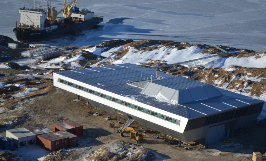 New “Bharati” Indian Research Station in Antarctica (© KAEFER)