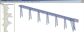 RSTAB Model of Tripper Car Bridge for Conveyor Belt System, Uzbekistan