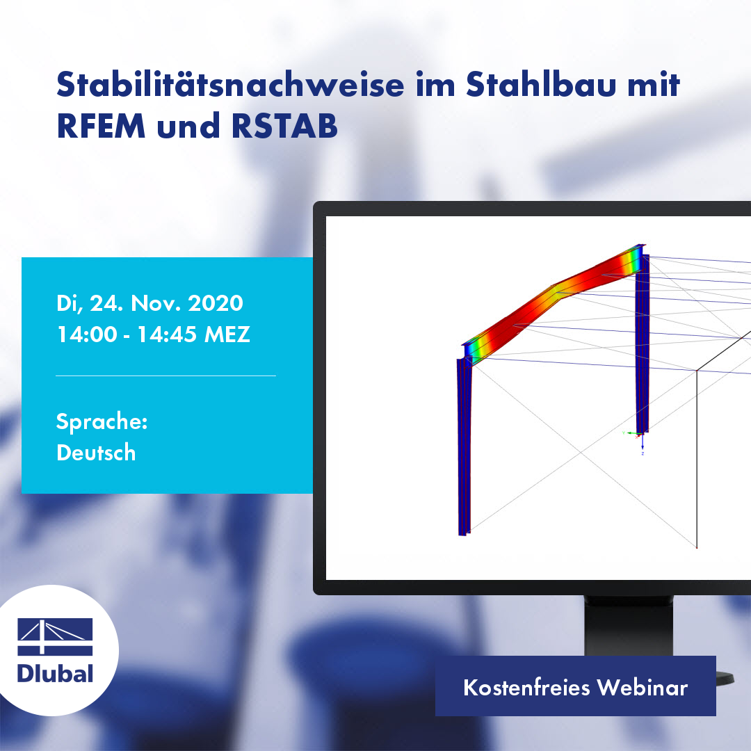 Stability Analyses of Steel Structures with RFEM and RSTAB