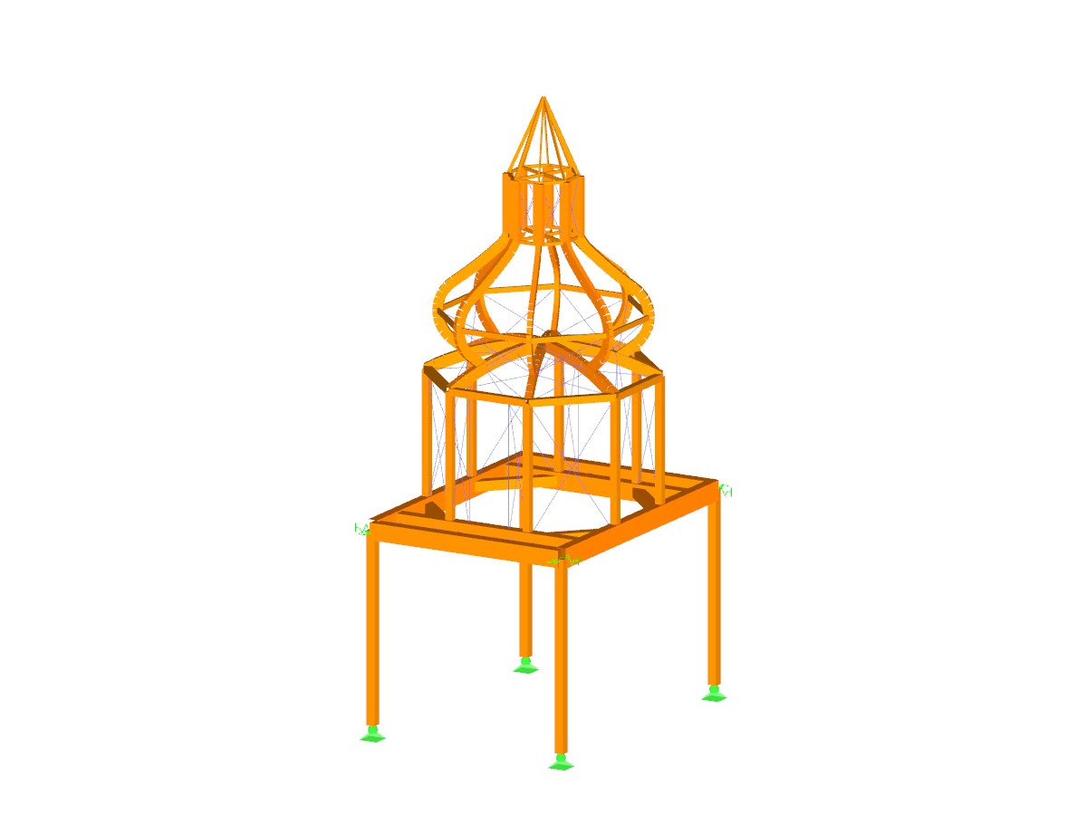 Customer Project Designed with RSTAB Structural Analysis and Design Software 