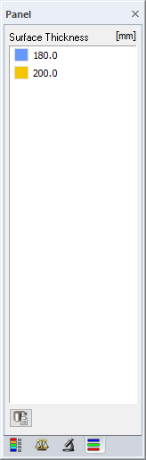Panel "Surface Thickness"