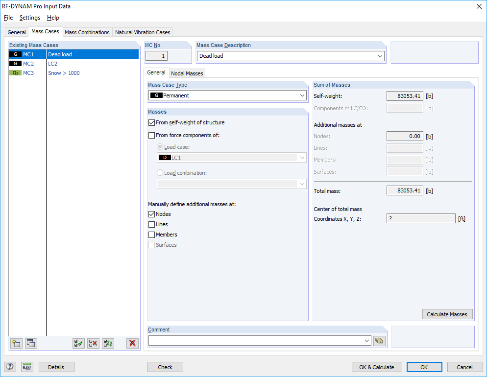 Mass Case in RF-/DYNAM Pro