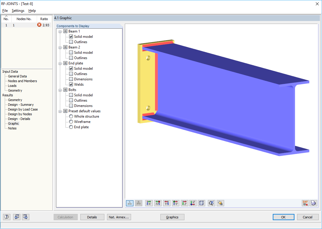 End Plate Welded on Girder Ends