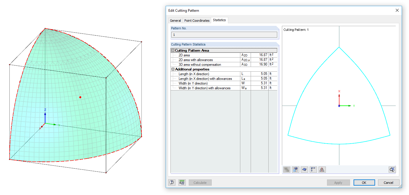 Flattening of Sphere Triangle