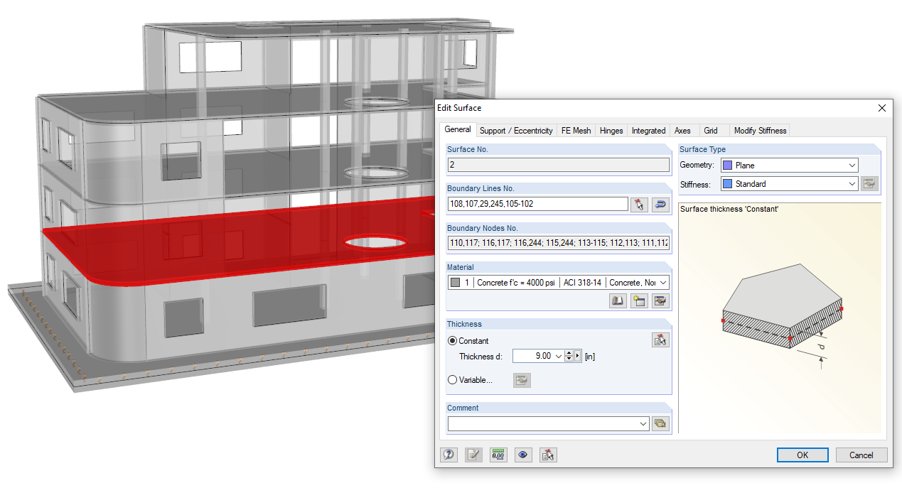 Elevated Slab in Concrete Building