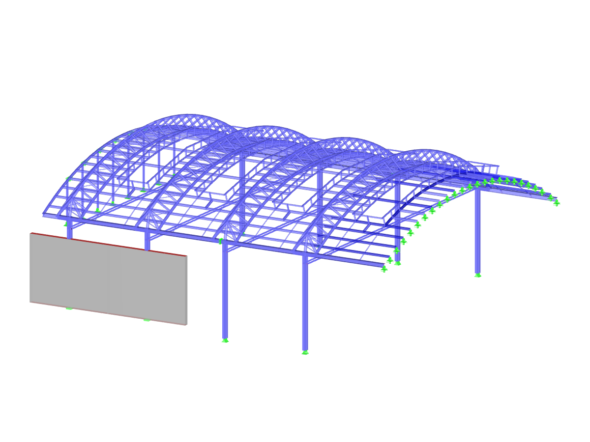 Roof over Open-Plan Office